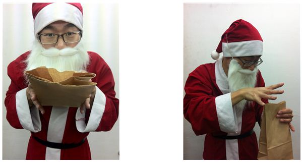 원리사진4 : ⑦ 요렇게 완성 되었다는거~ ⑧ 마술을 할때 신호를 주는거 잊지 마세요~