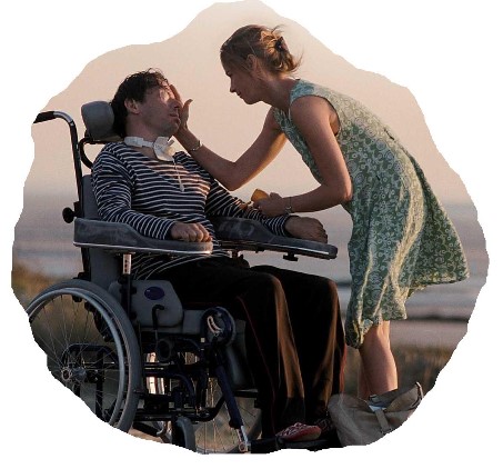 영화 '잠수종과 나비'의 한 장면